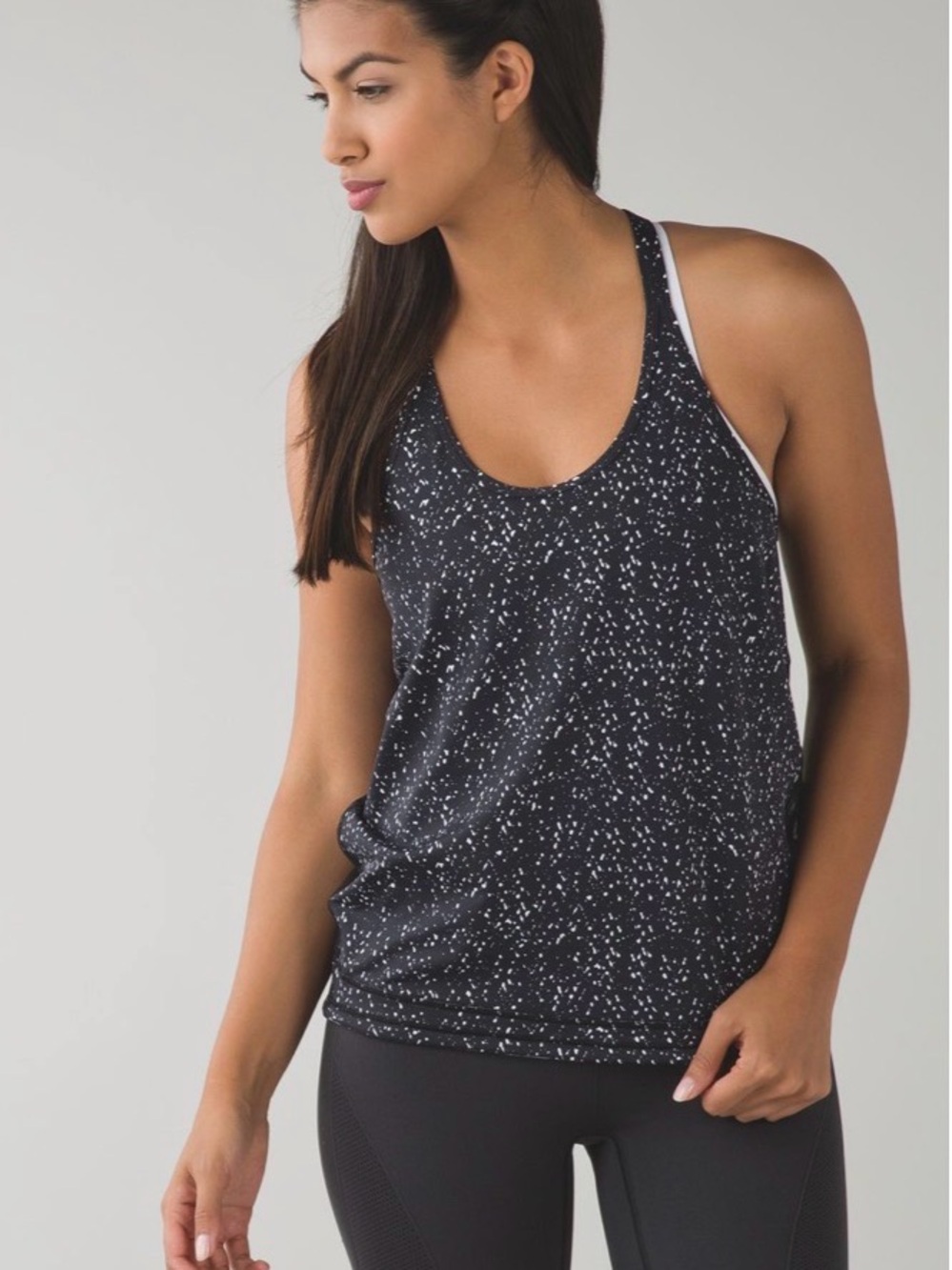 Lululemon Drop It Like It's Hot Tank 6 women shirt mesh active drawstring